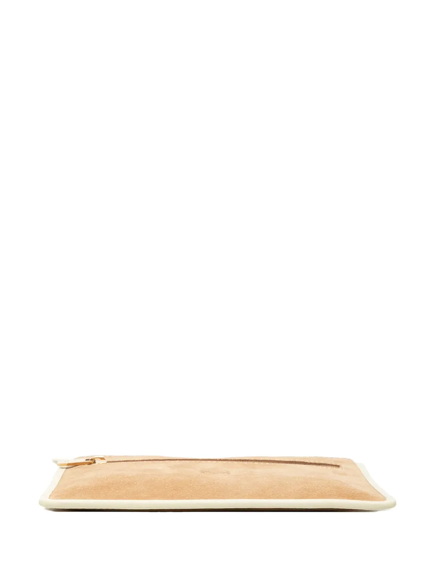 2011 Suede Anagram Flat pouch 5