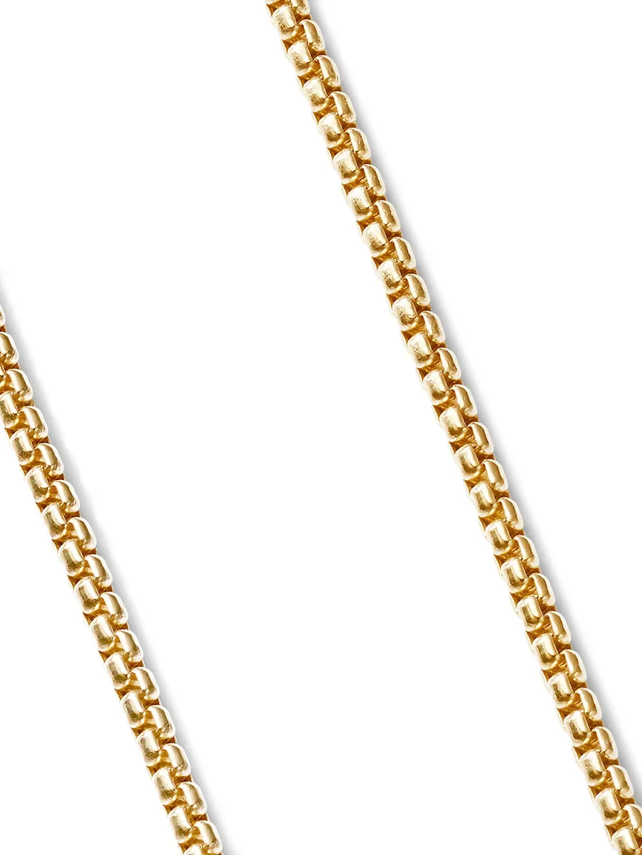 колье Box Chain из желтого золота (2.7 мм) 2