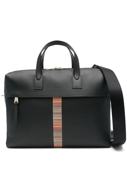 портфель с декором Signature Stripe