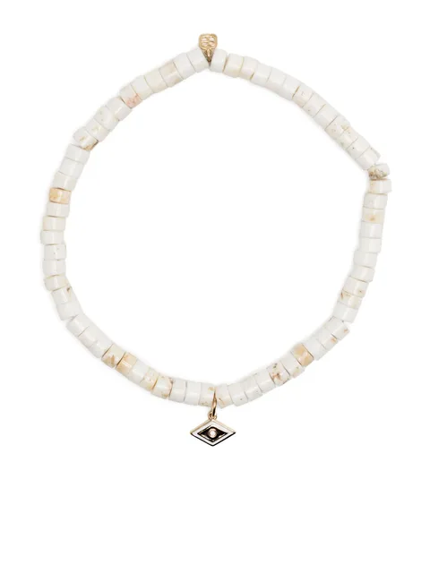 браслет Evil Eye из желтого золота с бусинами