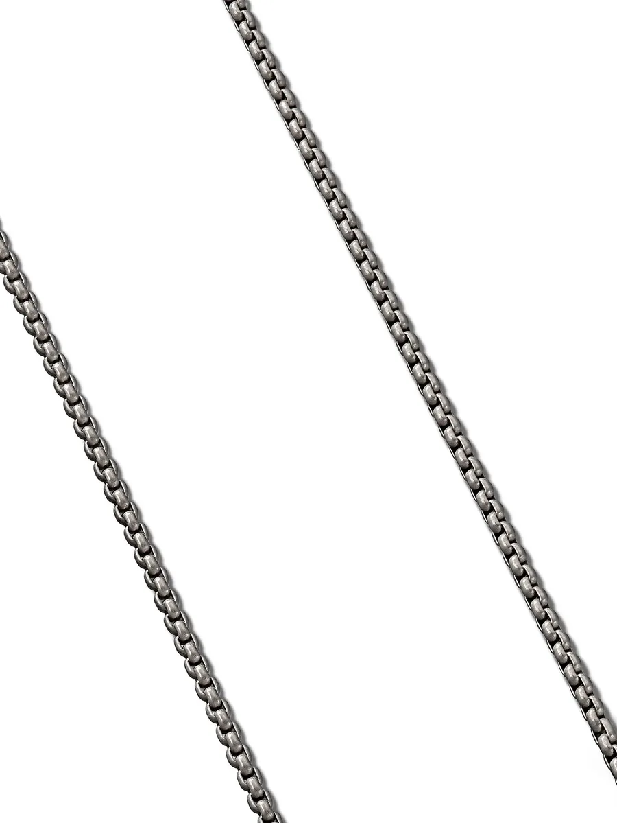 серебряное колье Box Chain (2.7 мм) 2