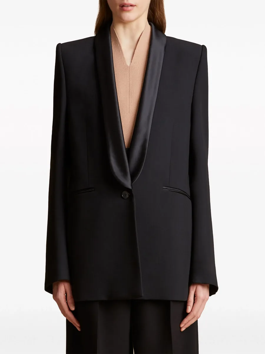 The Helio shawl-lapels blazer 8