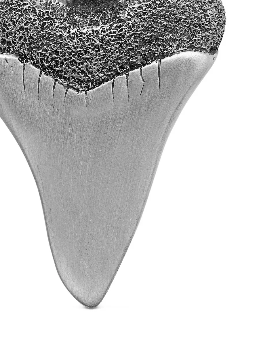 серебряная подвеска Shark Tooth (27 мм) 5