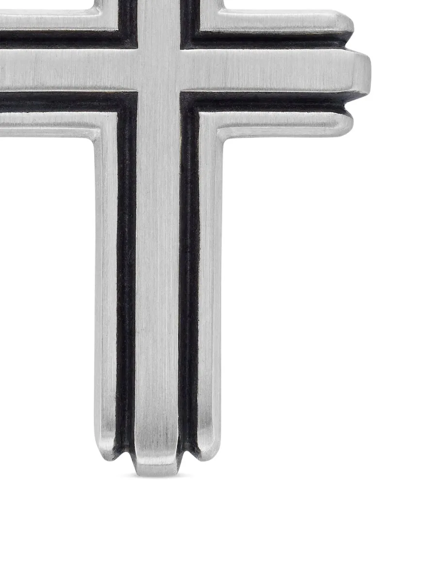 серебряная подвеска Deco Cross (34 мм) 6