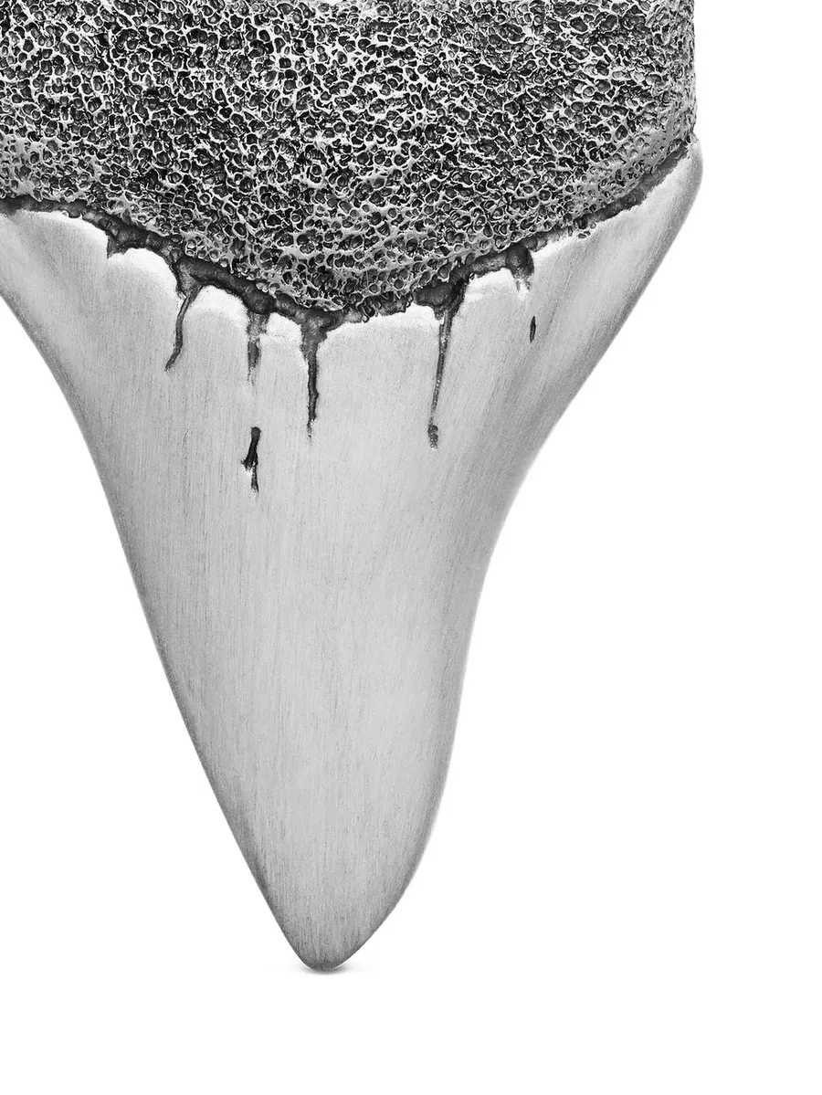 серебряная подвеска Shark Tooth (27 мм) 4