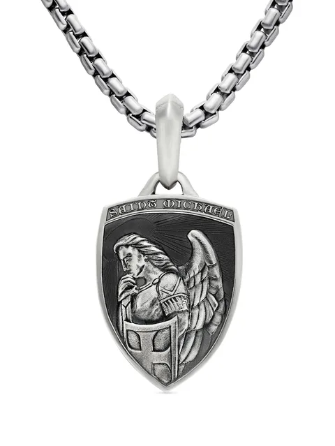 серебряная подвеска St. Michael (26 мм)
