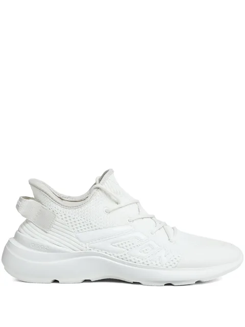 embossed-logo sneakers