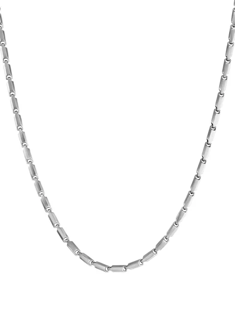 серебряное колье Faceted Link (3 мм)