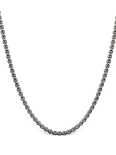 серебряное колье Box Chain (2.7 мм)