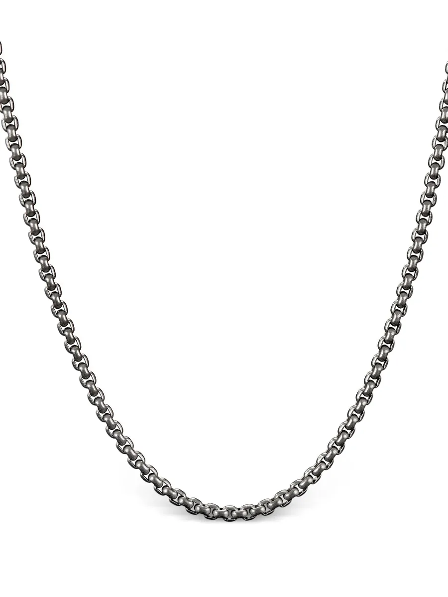 серебряное колье Box Chain (2.7 мм) 1