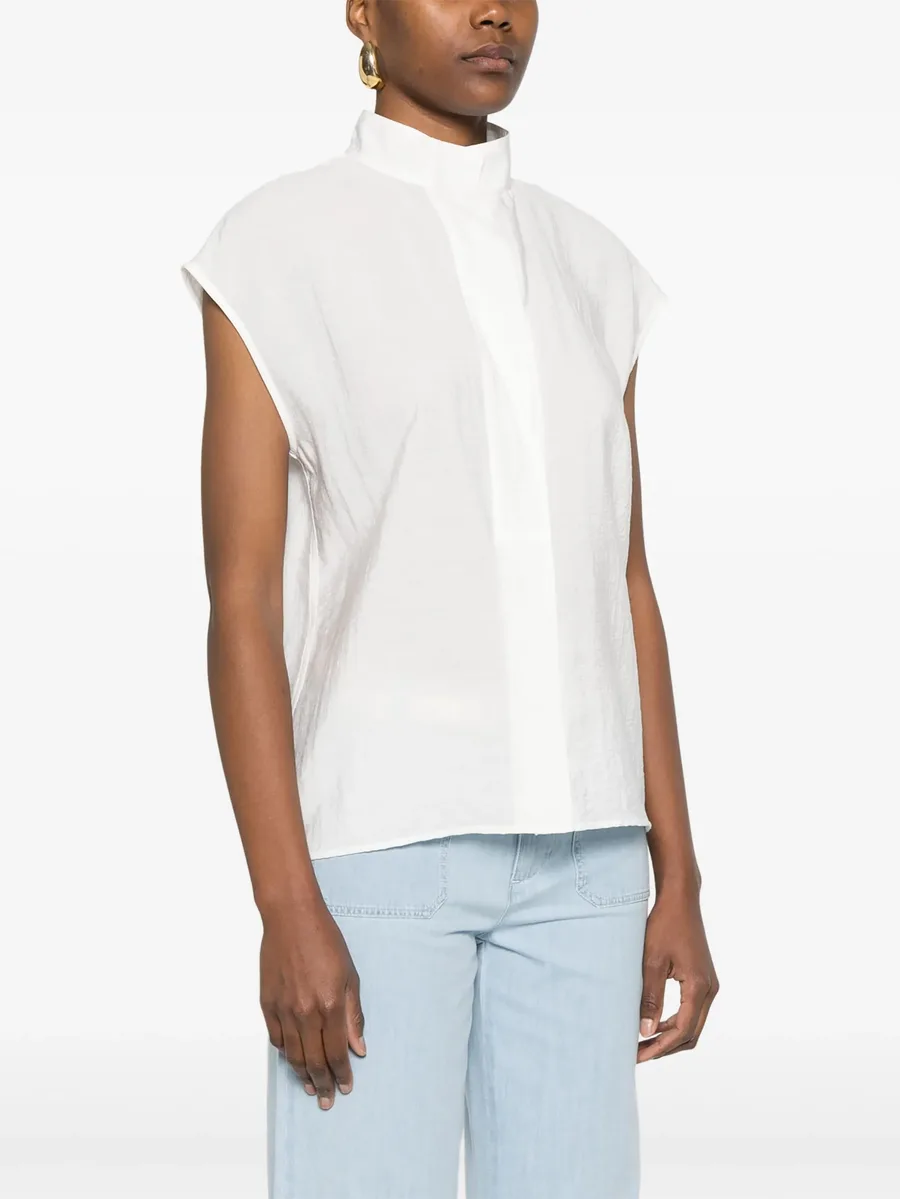 блузка с рукавами кап 8