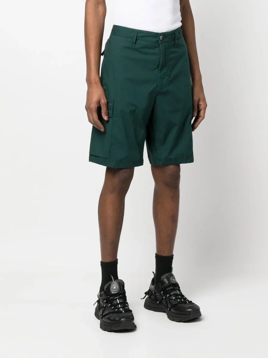Compass-patch cargo shorts 5