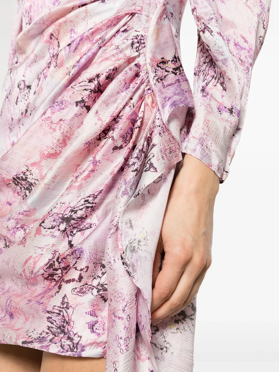 floral-print mini dress 15
