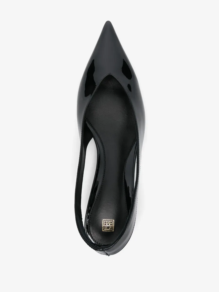 туфли The Wedge-Heel с ремешком на пятке 4