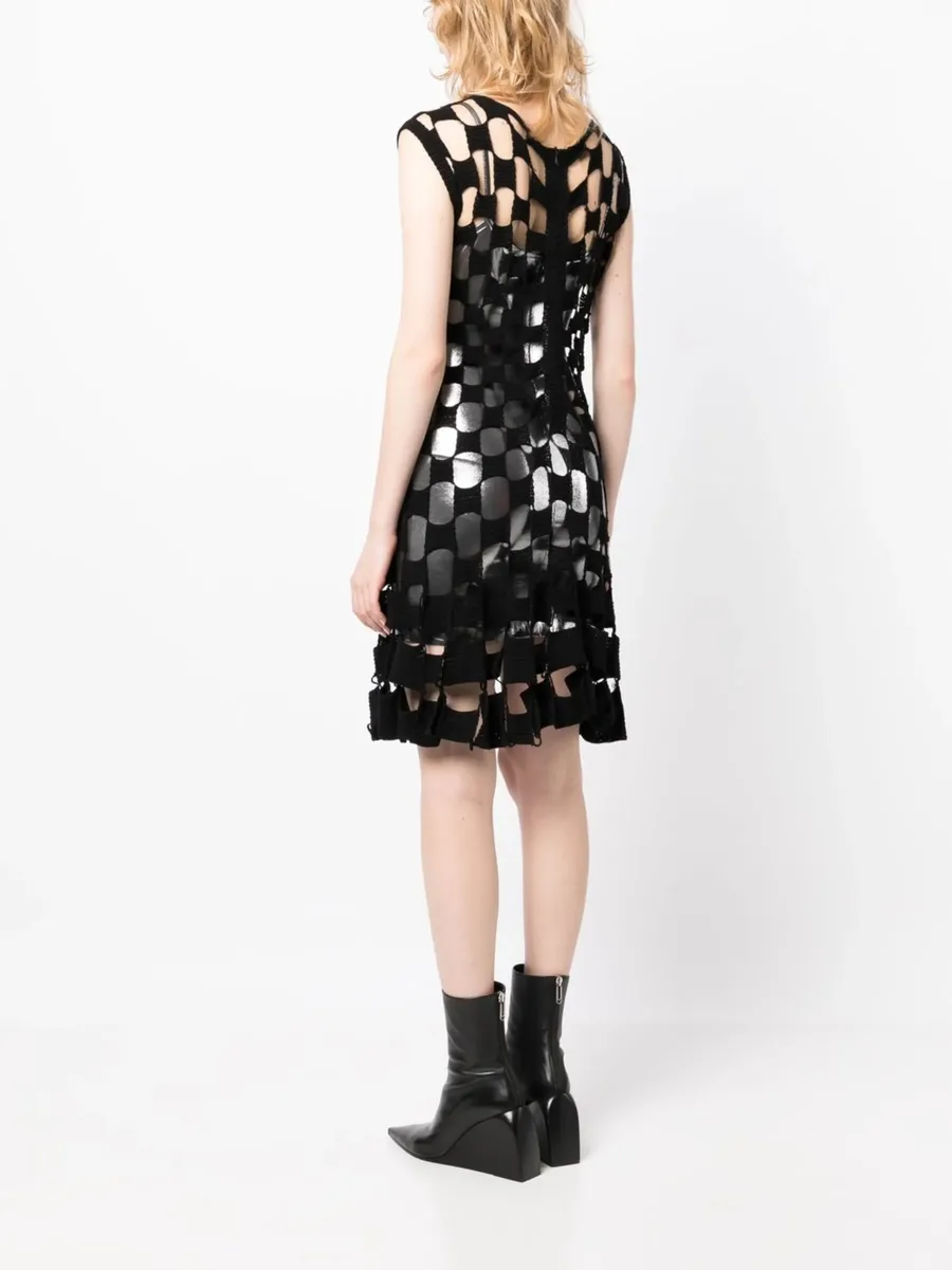 платье мини с вырезом 11