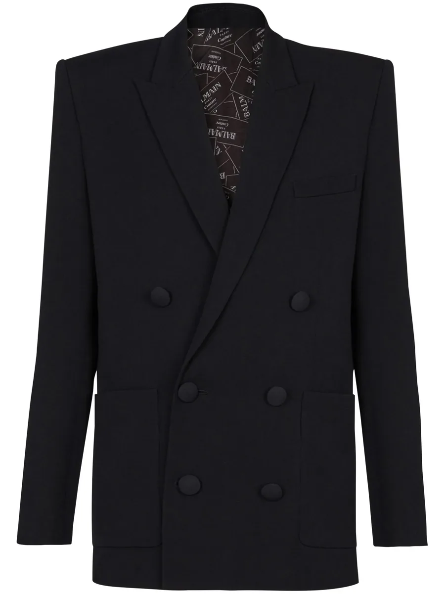 double-breasted wool blazer 2