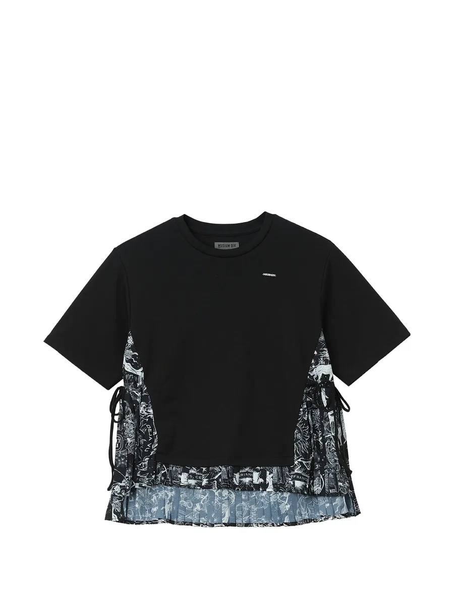 bandana-print panelled T-shirt 2
