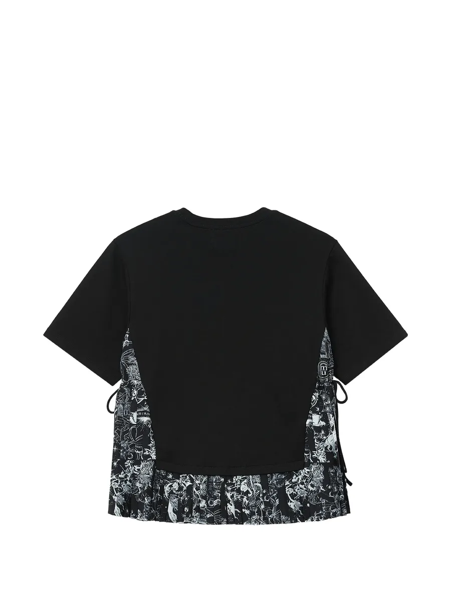 bandana-print panelled T-shirt 4