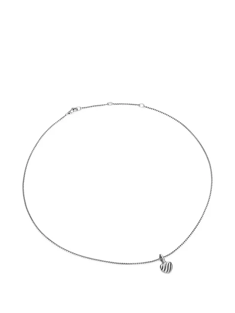 колье Puffy Cable Heart