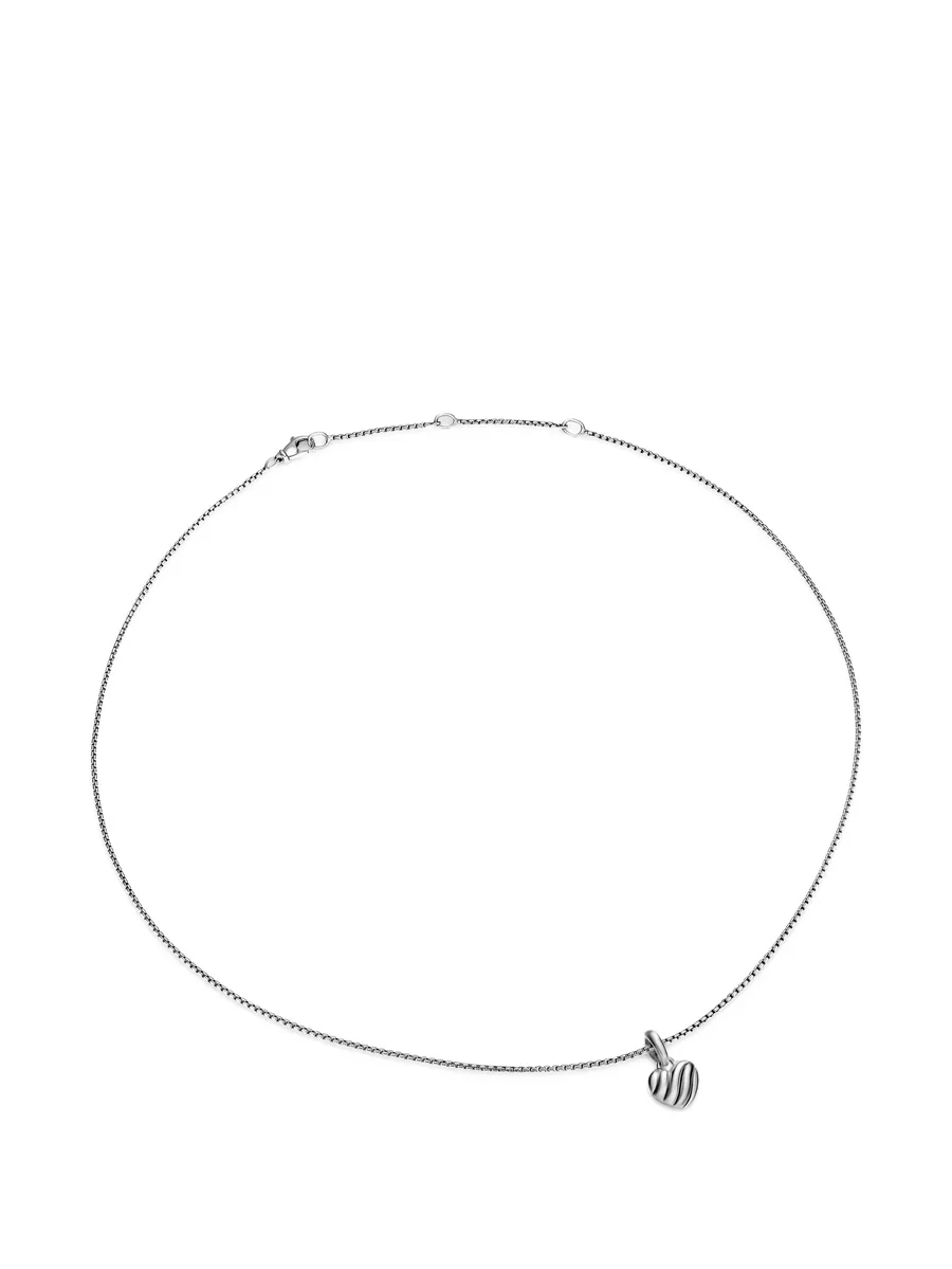 колье Puffy Cable Heart 1
