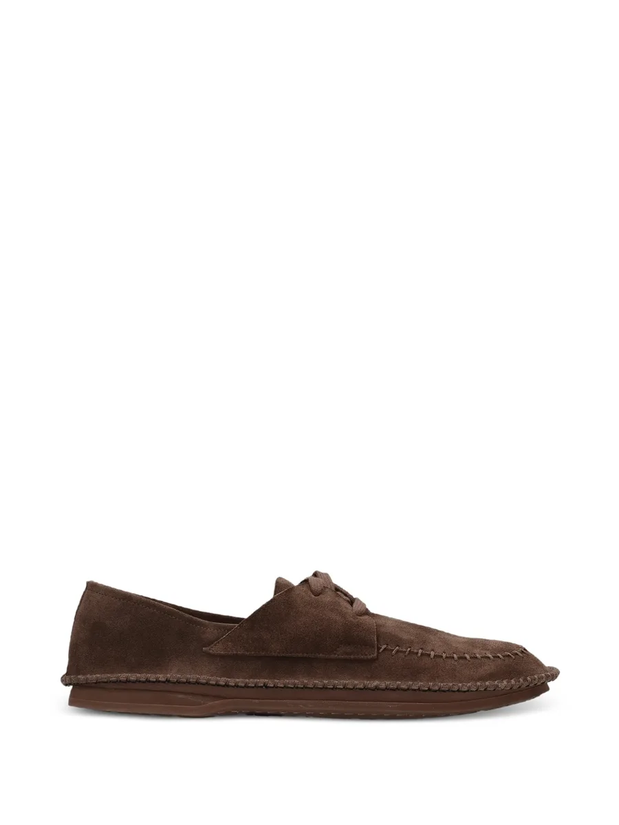 lace-up stitched loafers 2