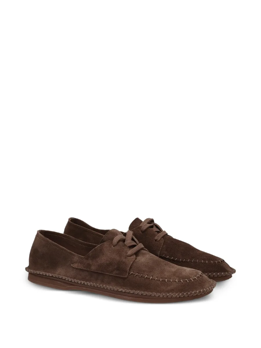 lace-up stitched loafers 3