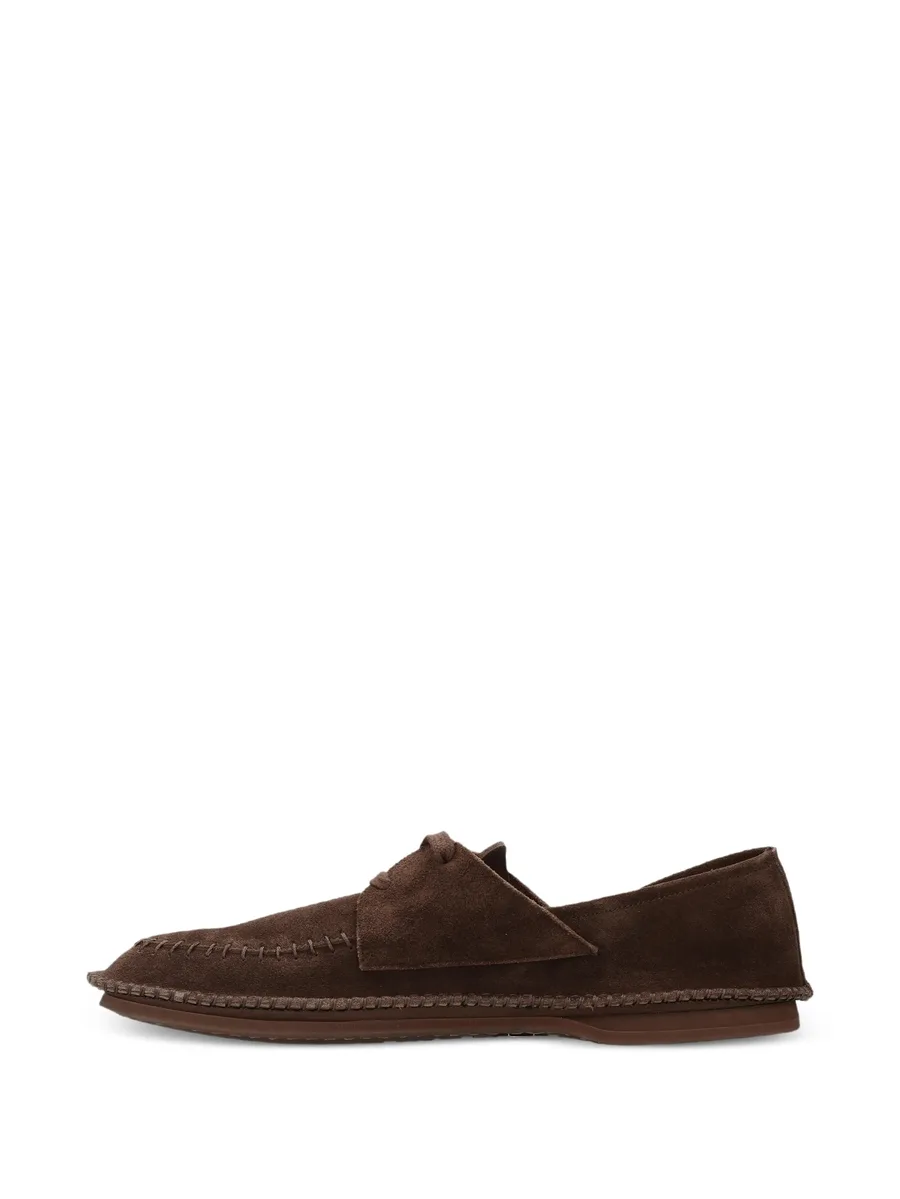 lace-up stitched loafers 9