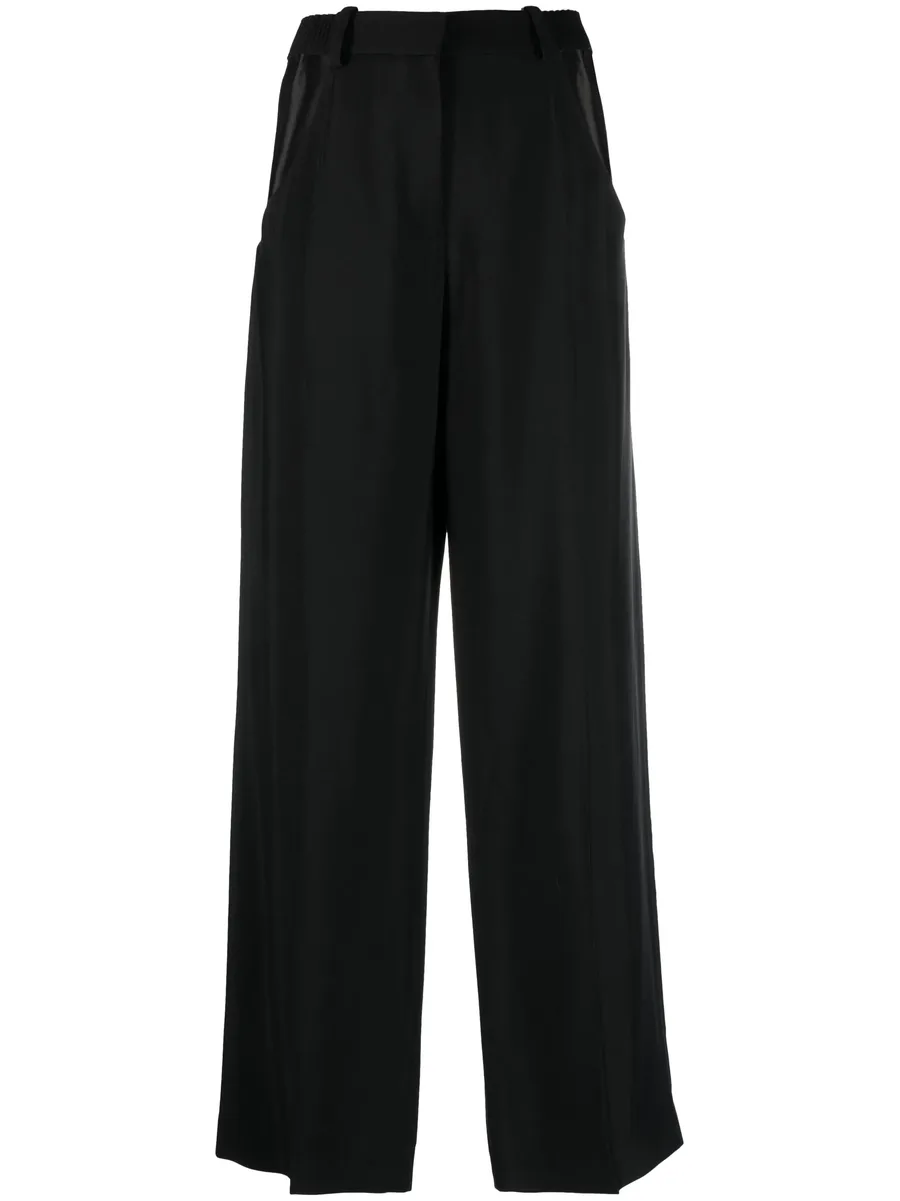 wide-leg cut-out trousers 1