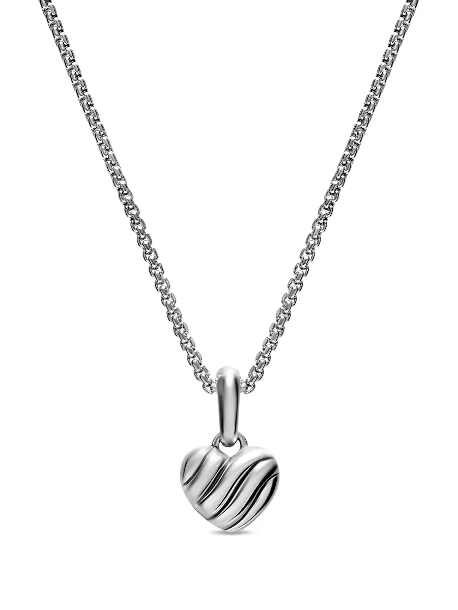 колье Puffy Cable Heart 2