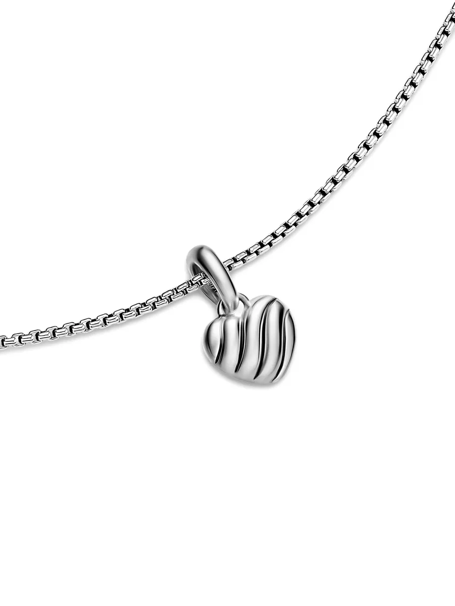 колье Puffy Cable Heart 4