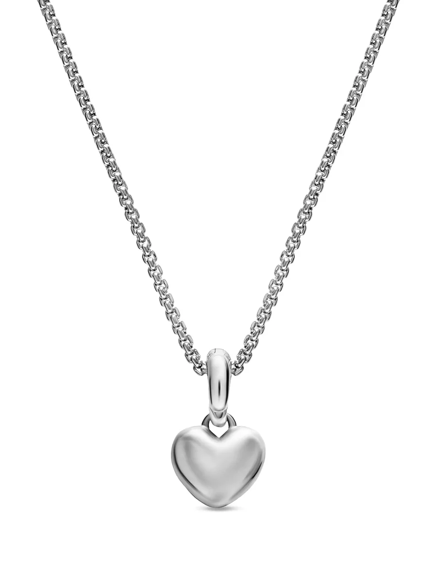 колье Puffy Cable Heart 3
