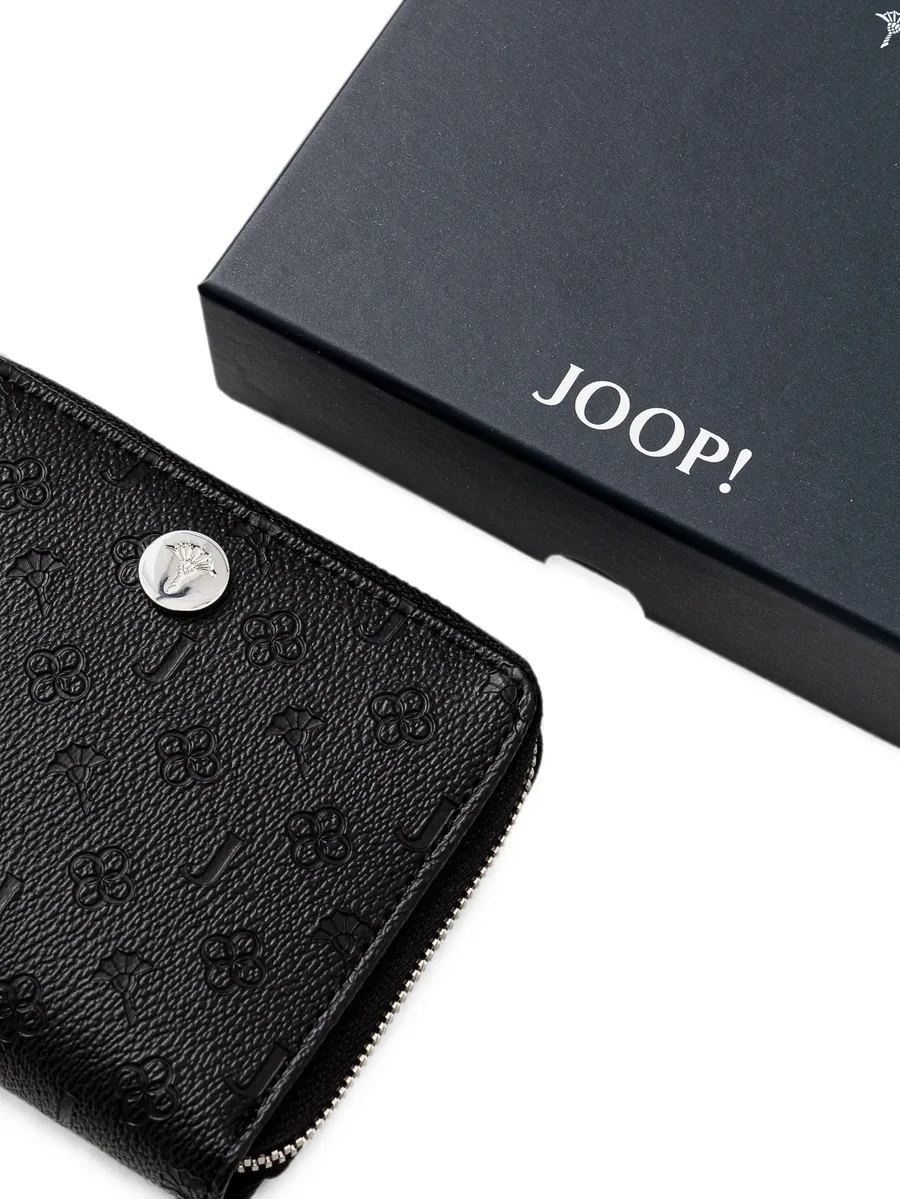 кошелек Nisa с круговой молнией и тисненым логотипом 10