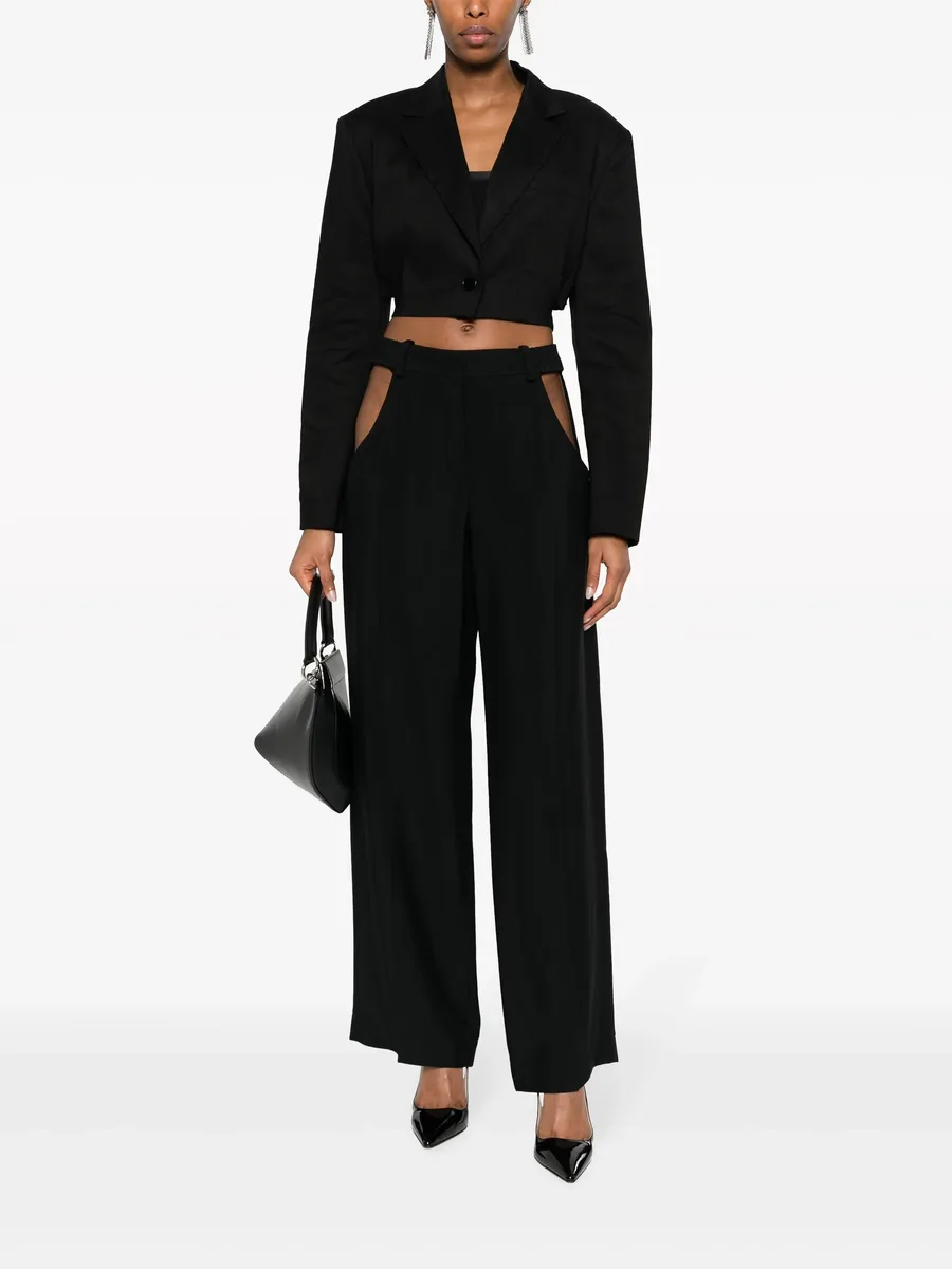 wide-leg cut-out trousers 4