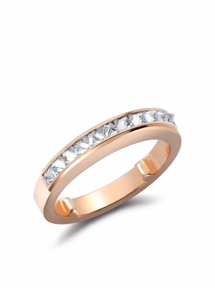 кольцо RockChic из розового золота с бриллиантом 8