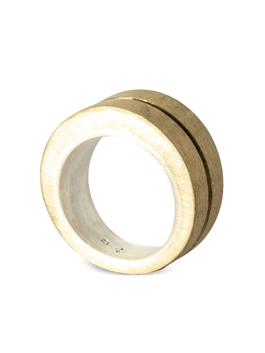 серебряное кольцо Crevice v2 5