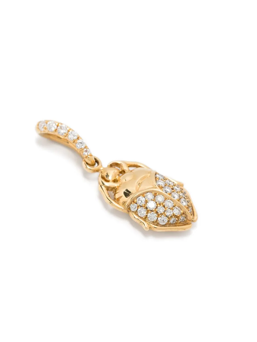 18kt yellow gold Beetle pendant 3