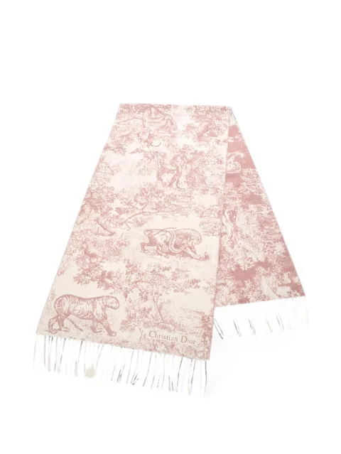 2010s Toile de Jouy Sauvage scarf
