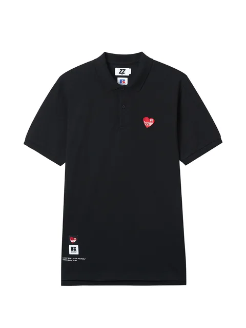 appliqué polo shirt