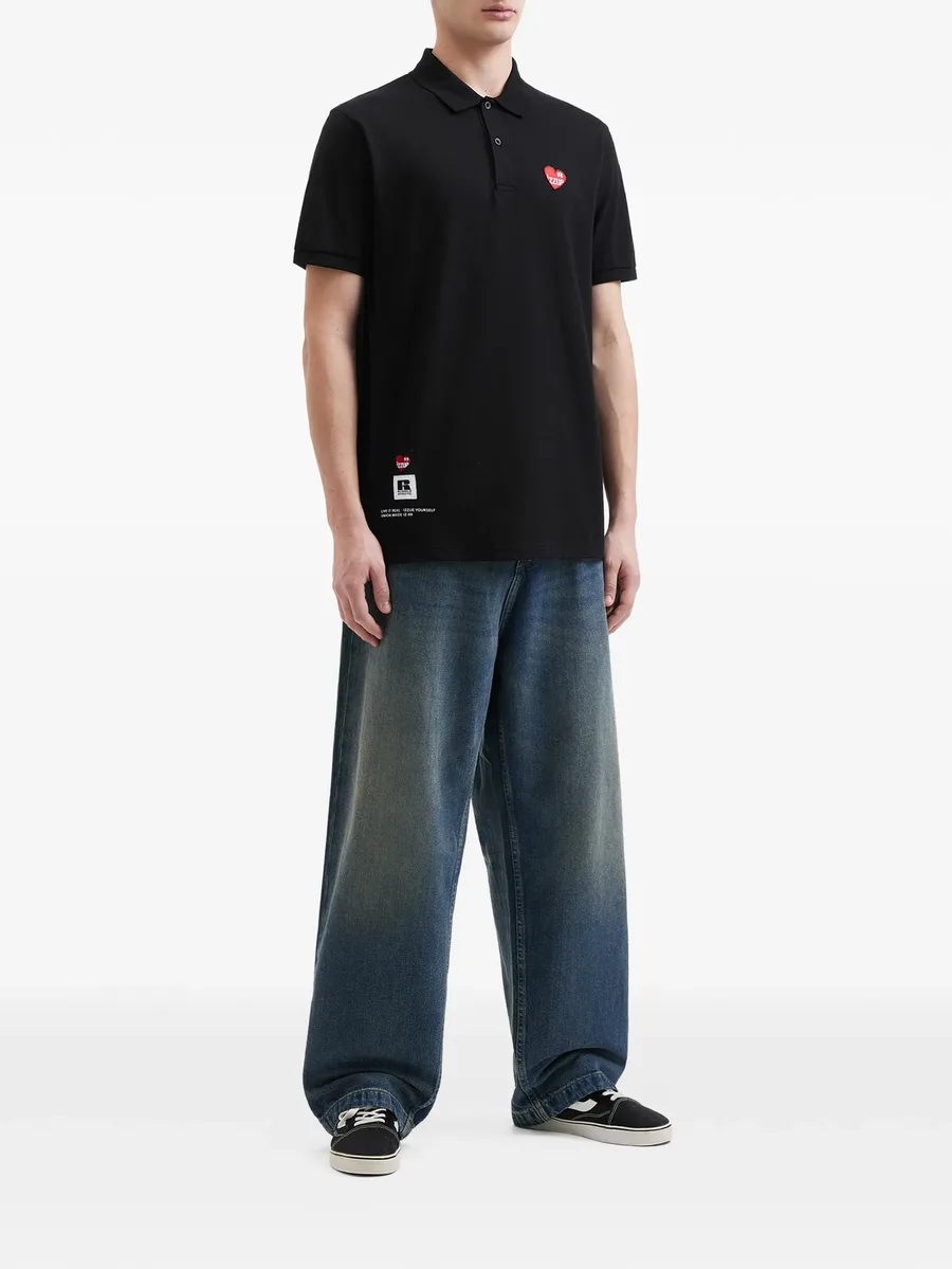 appliqué polo shirt 3