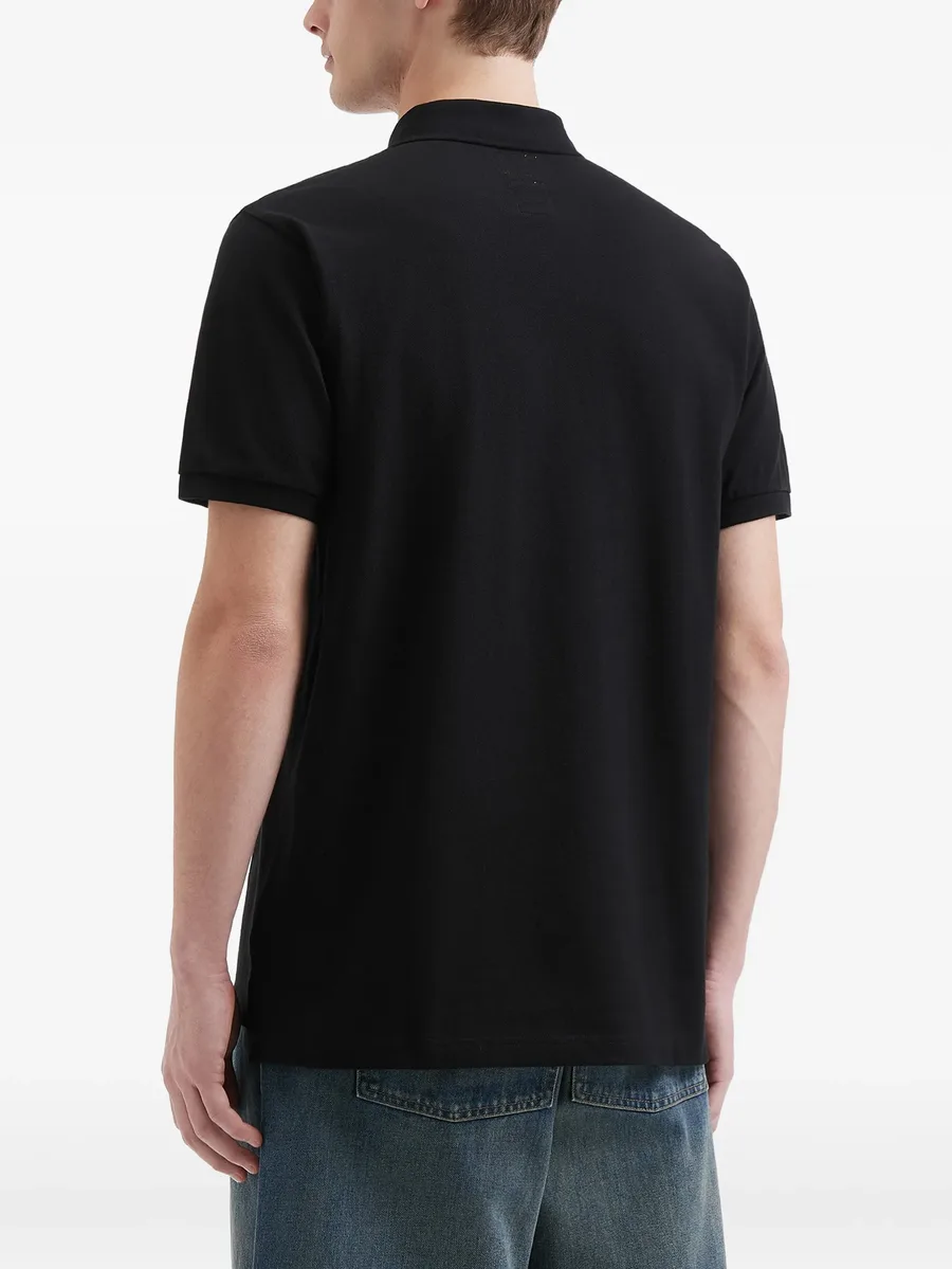 appliqué polo shirt 8