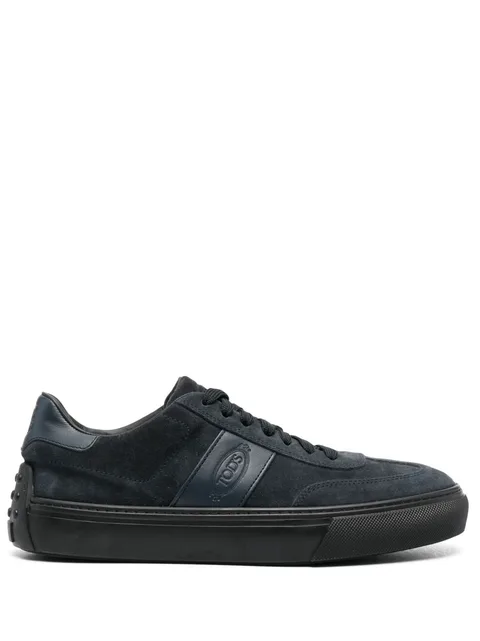 logo-stamp low-top sneakers