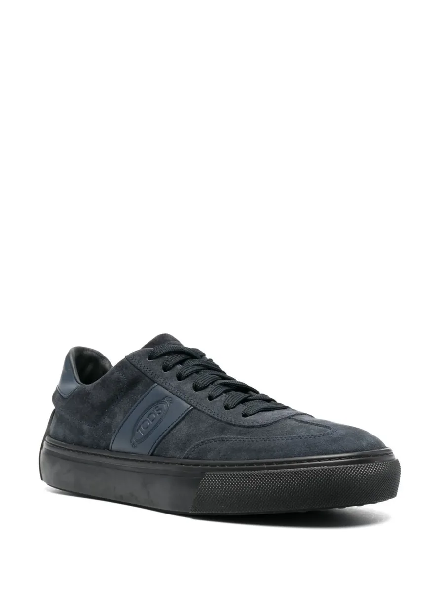 logo-stamp low-top sneakers 3