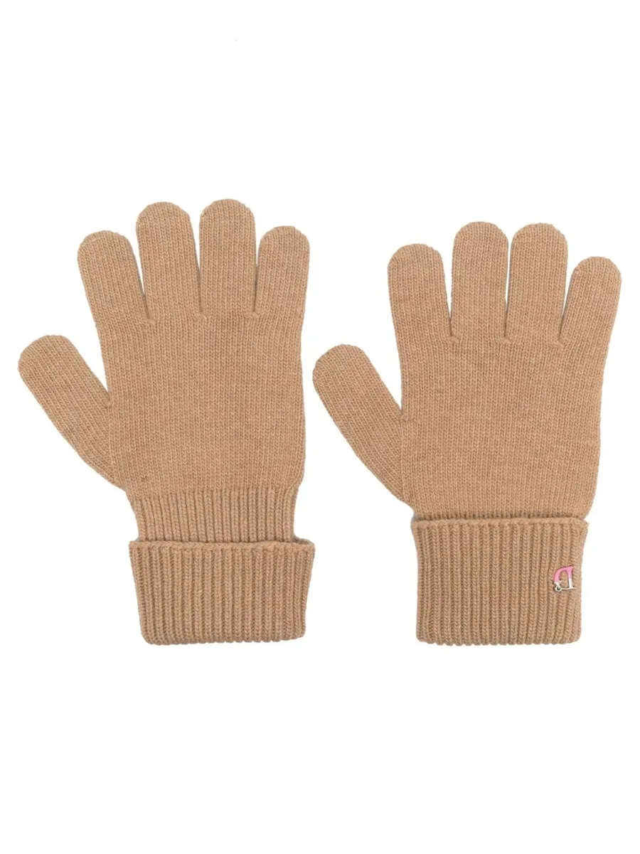 monogram-detail gloves 1
