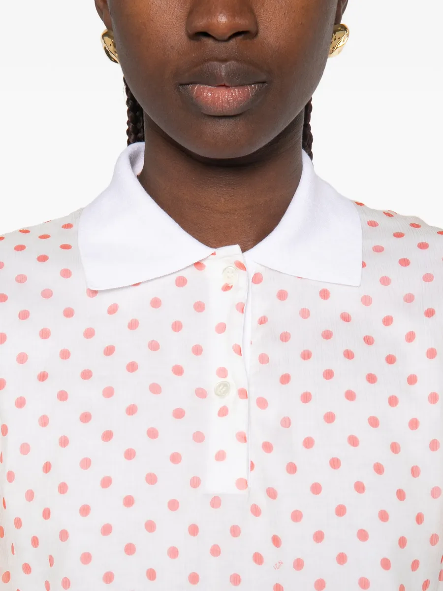 рубашка поло в горох 10