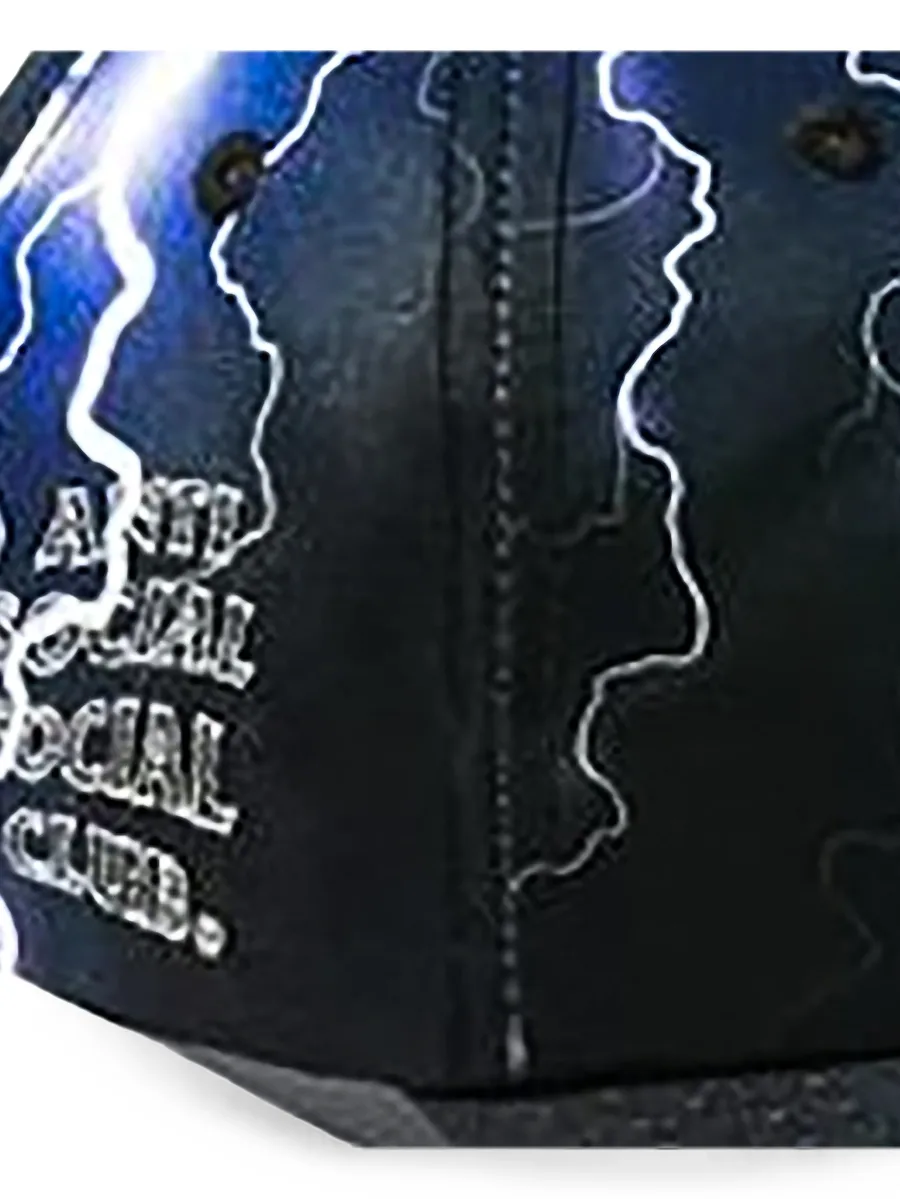 Hydroplane lightning-print baseball cap 3