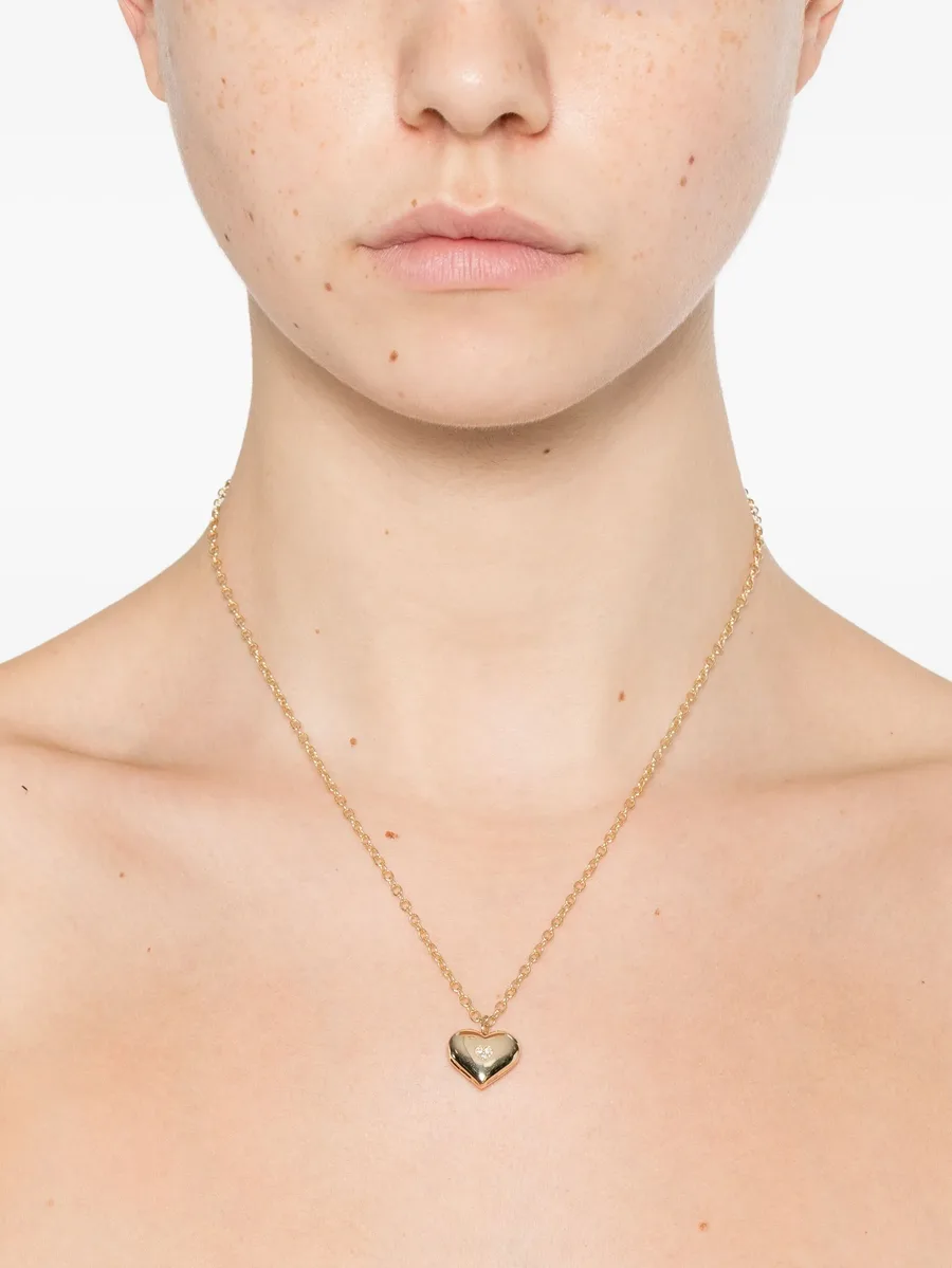 колье Heart Locket из желтого золота 3