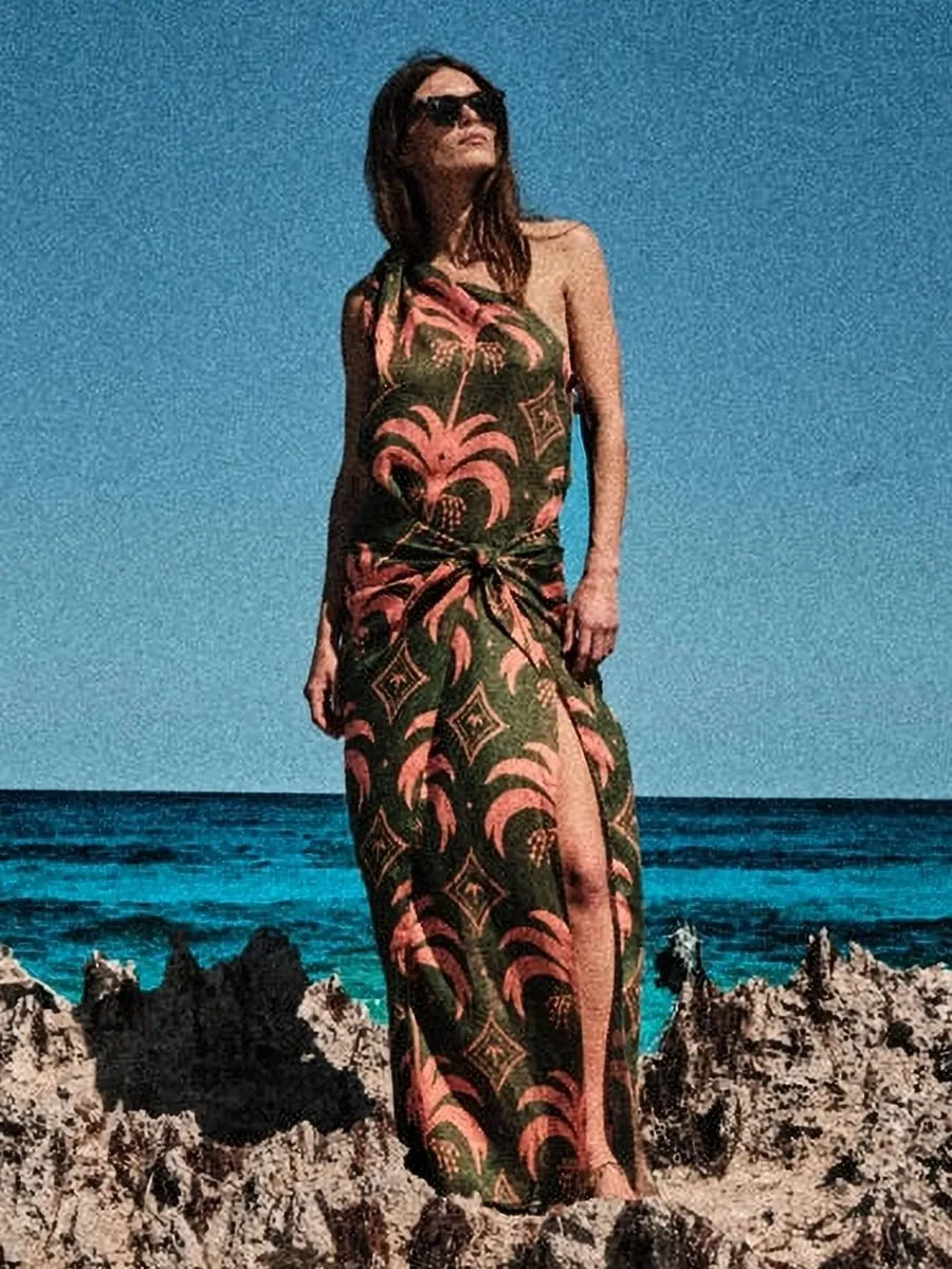 платье Seaweed на одно плечо 10