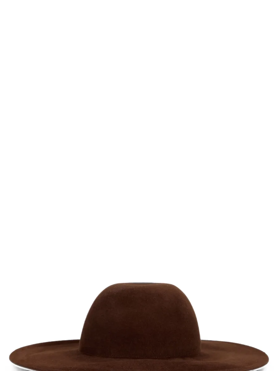 wide-brim rounded-crown hat 3