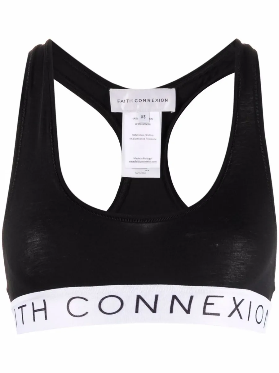 logo-tape racerback vest 1