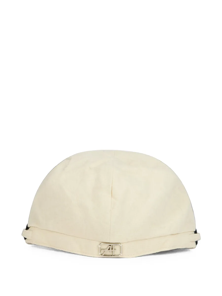 leather-band logo-plaque hat 2